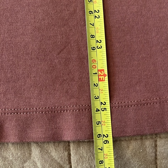 J.Jill spiced wine color tunic | Size M | Supima Cotton | V-Neck | 3/4 sleeved - Picture 6 of 6